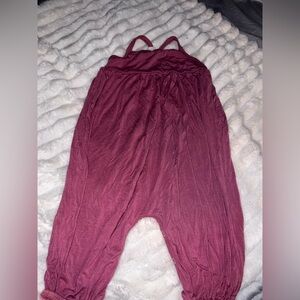 Kate Quinn Mauve Sleeveless Bubble Romper